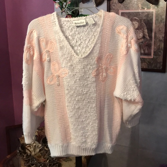 selection Sweaters - VINTAGE embellished sweater M